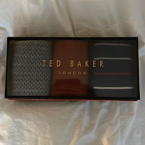 BRAND NEW TED BAKER MENS DRESS SOCKS 3 PACK